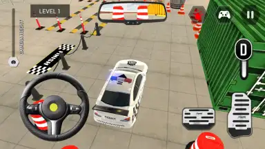 Capture d'écran de Police Car Parking Simulator 3