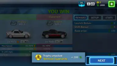 Capture d'écran de Drag Racing 2.0 18