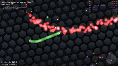 Capture d'écran de slither.io 5