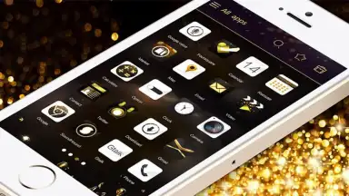 Capture d'écran de Gold Rush GOLauncher EX Theme 5