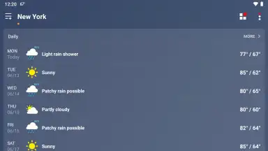 Capture d'écran de Weather - Accurate Weather App 5