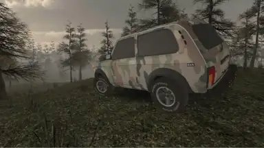 Capture d'écran de Forest Roads. Niva 1