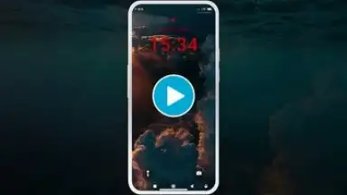 Capture d'écran de Wow Red Black Theme, Icon Pack 1