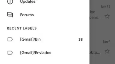 Capture d'écran de Gmail 7