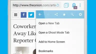 Capture d'écran de Ghost Browser - Incognito Browsing 1