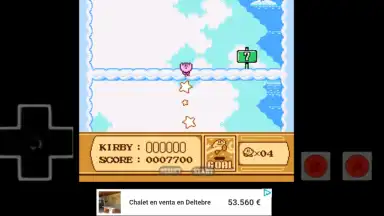 Capture d'écran de kirby original 2