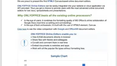 Capture d'écran de ONLYOFFICE Documents 4