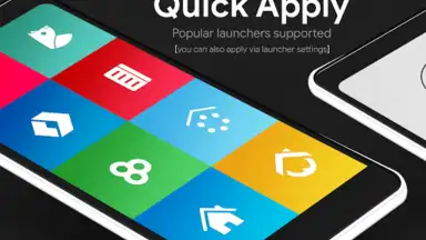 Capture d'écran de Lines Dark - Icon Pack 5