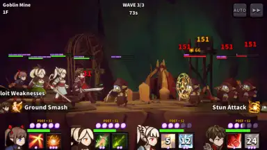 Capture d'écran de FANTASYxDUNGEONS 3