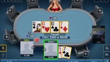 Capture d'écran de Texas Hold'em Poker: Pokerist 7