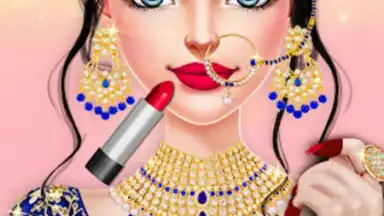 Capture d'écran de Indian Wedding Dress up games 8
