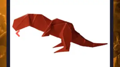 Capture d'écran de Origami dinosaurs paper shapes 7