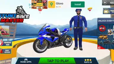 Capture d'écran de Police Bike Stunts Games 7