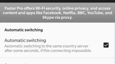 Capture d'écran de VPN-Faster Pro 8