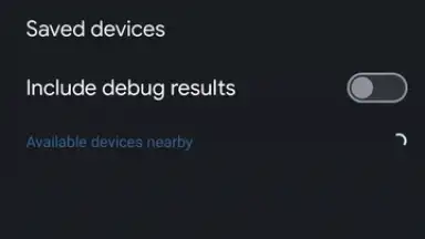 Capture d'écran de Google Play services 7