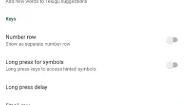 Capture d'écran de Telugu Keyboard 15