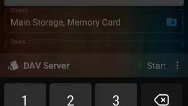 Capture d'écran de WebDav Server 3