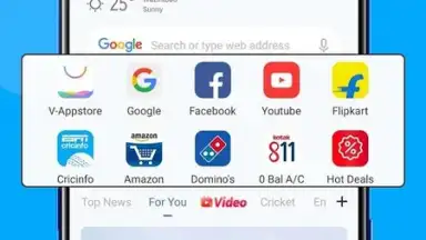 Capture d'écran de Vivo Browser 5