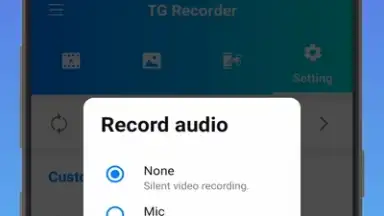 Capture d'écran de TG Recorder - Screen Recording 5