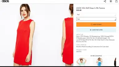 Capture d'écran de ASOS 6