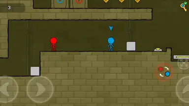Capture d'écran de Red and Blue Stickman 2
