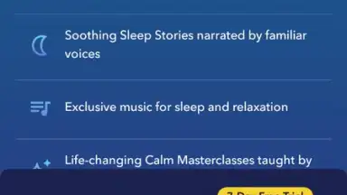 Capture d'écran de Calm - Sleep, Meditate, Relax 15