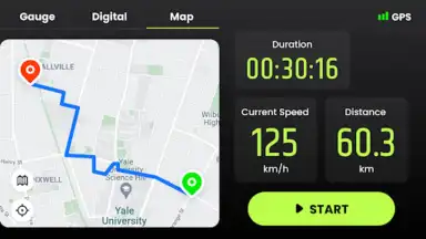 Capture d'écran de Speedometer: GPS Speedometer 2
