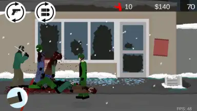 Capture d'écran de Flat Zombies: Cleanup and Defense 14