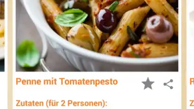 Capture d'écran de Rezepte Kochbuch Free 5