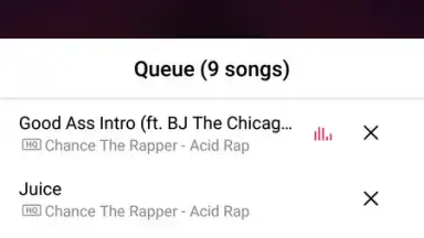 Capture d'écran de Huawei Music 5