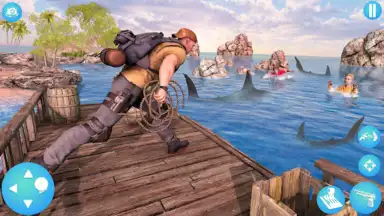 Capture d'écran de Fish Hunter : Shark Simulator 3