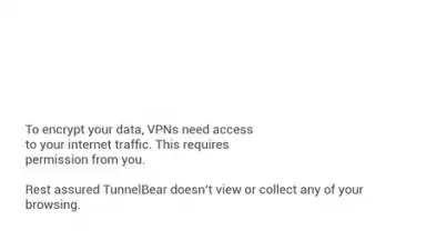 Capture d'écran de TunnelBear VPN 8