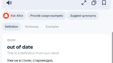 Capture d'écran de Yandex Translate 14