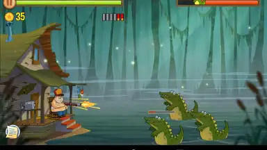 Capture d'écran de Swamp Attack 4