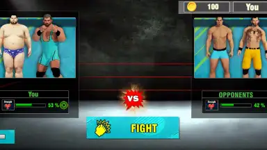 Capture d'écran de Tag Team Wrestling Games: Mega Cage Ring Fighting 3