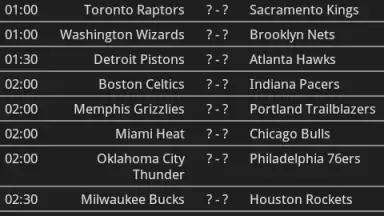 Capture d'écran de Basketball Livescore Widget 17