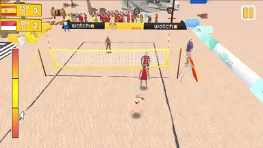 Capture d'écran de Volleyball: Spike Master 4