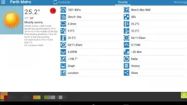 Capture d'écran de Au Weather Free 2
