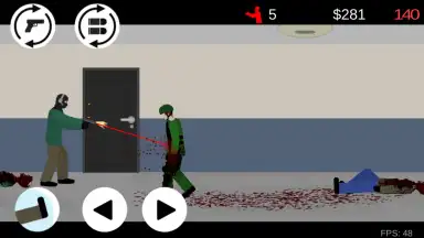 Capture d'écran de Flat Zombies: Cleanup and Defense 5