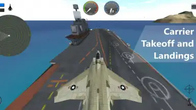 Capture d'écran de F14 Fighter Jet 3D Simulator 1