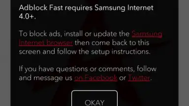 Capture d'écran de Adblock Fast 4