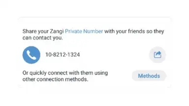 Capture d'écran de Zangi Messenger 4