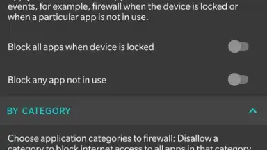 Capture d'écran de Rethink: DNS + Firewall 5
