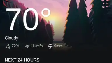 Capture d'écran de Weather Live 1