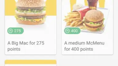 Capture d'écran de McDonald's España 3
