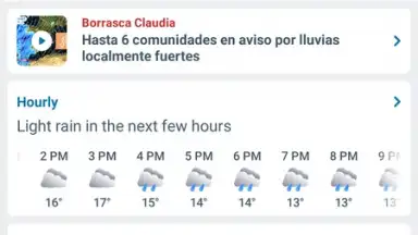 Capture d'écran de Weather 14 Days - Meteored 9