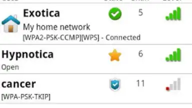 Capture d'écran de WiFi Manager 4