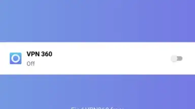 Capture d'écran de VPN 360 5