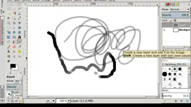 Capture d'écran de GIMP Inkscape 5