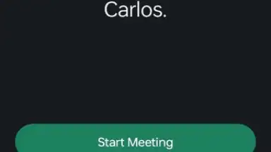 Capture d'écran de WebEx Meetings 7